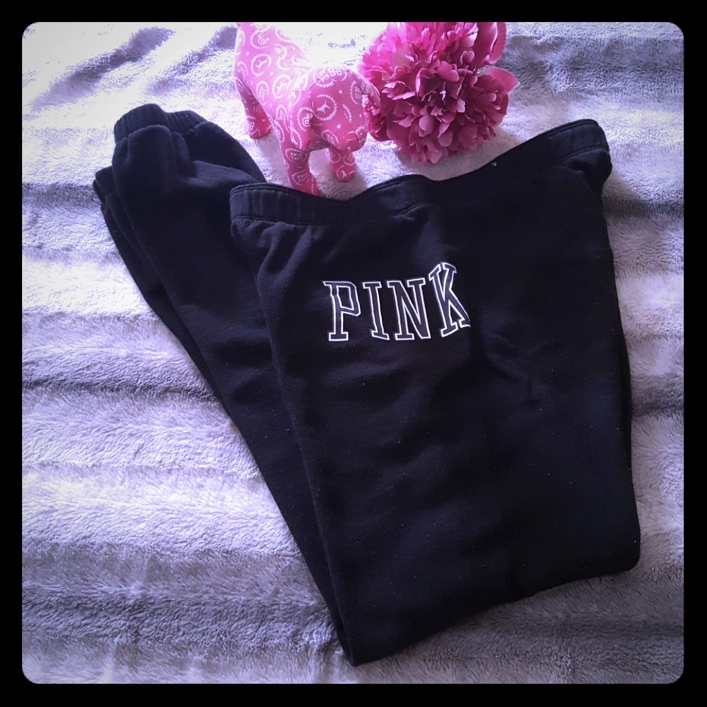PINK black sweatpants